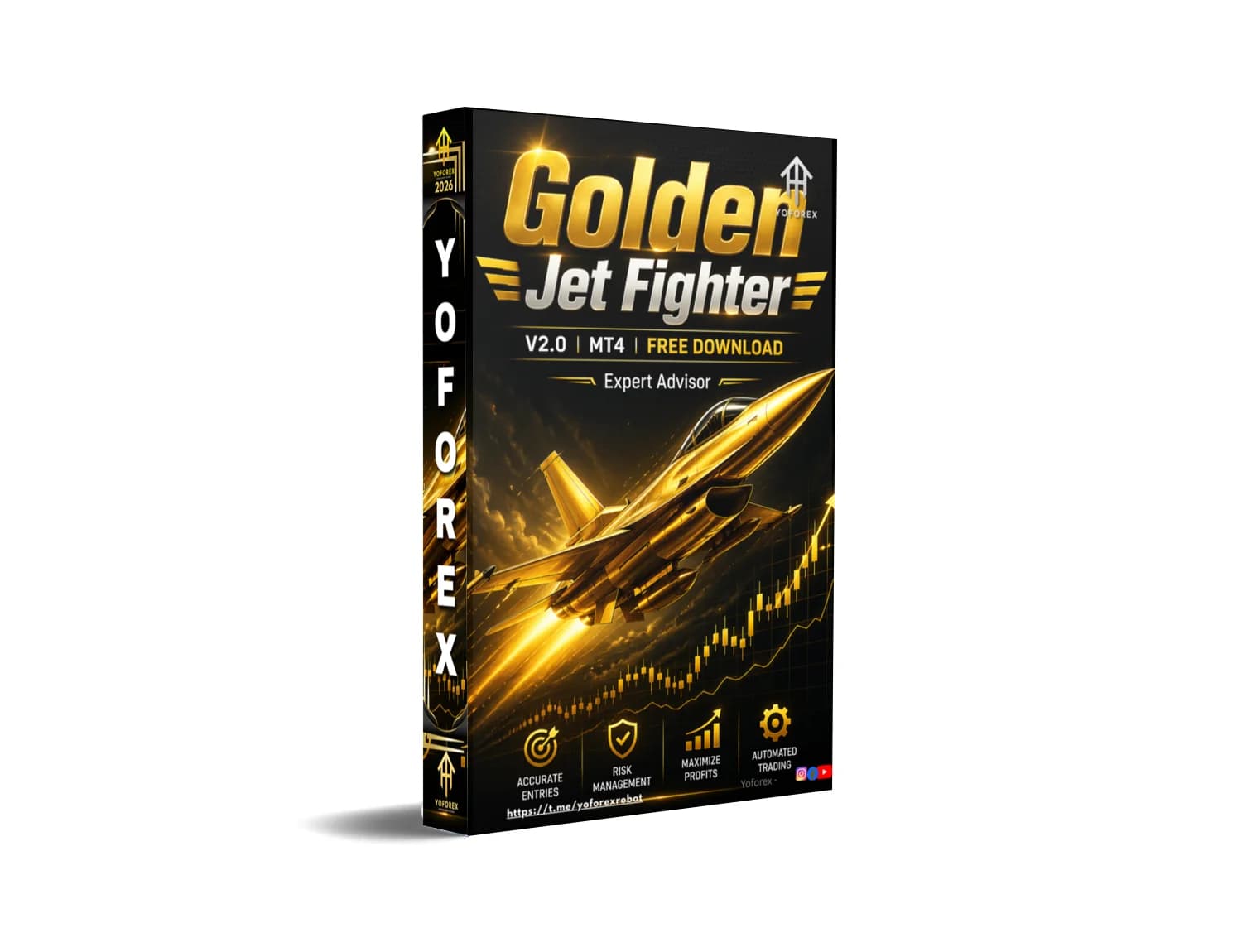 Explode Your Profits Now: Free Golden Jet Fighter EA MT4 Download!