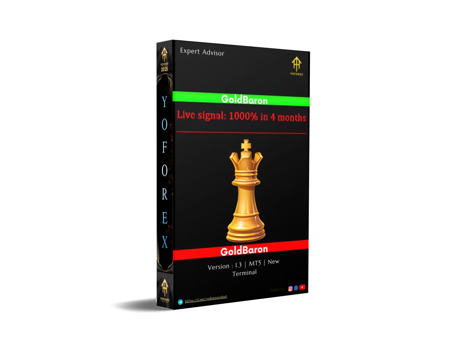 Unleash the Golden Fury: GoldBaron XAUUSD EA V1.3 MT5 – Your Parodic Path to Forex Fortune!