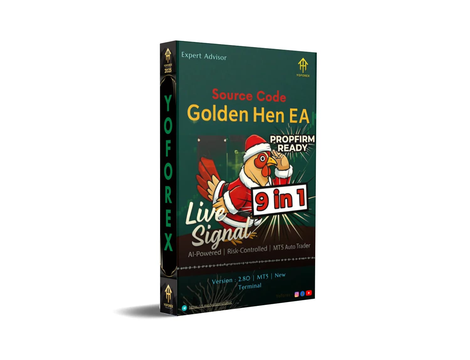 Golden Hen EA Source Code V2.80 MT5: The Clucking Path to Forex Fortune!