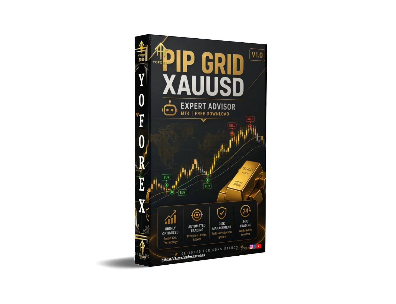 Explode Your Gold Trades: PIP GRID XAUUSD EA – Grab It Before It's Gone!